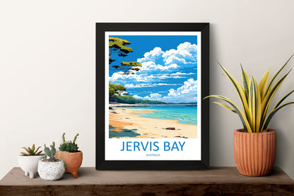 Jervis Bay Travel Print Wall Art Jervis Bay Wall Hanging Home Décor Jervis Bay Gift Art Lovers Wall Art Australia Poster Deco