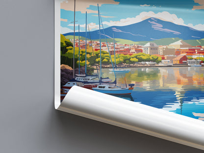 Hobart Travel Print Wall Art Hobart Wall Hanging Home Décor Hobart Gift Art Lovers Wall Art Australia Poster Decor Hobart AU Poster