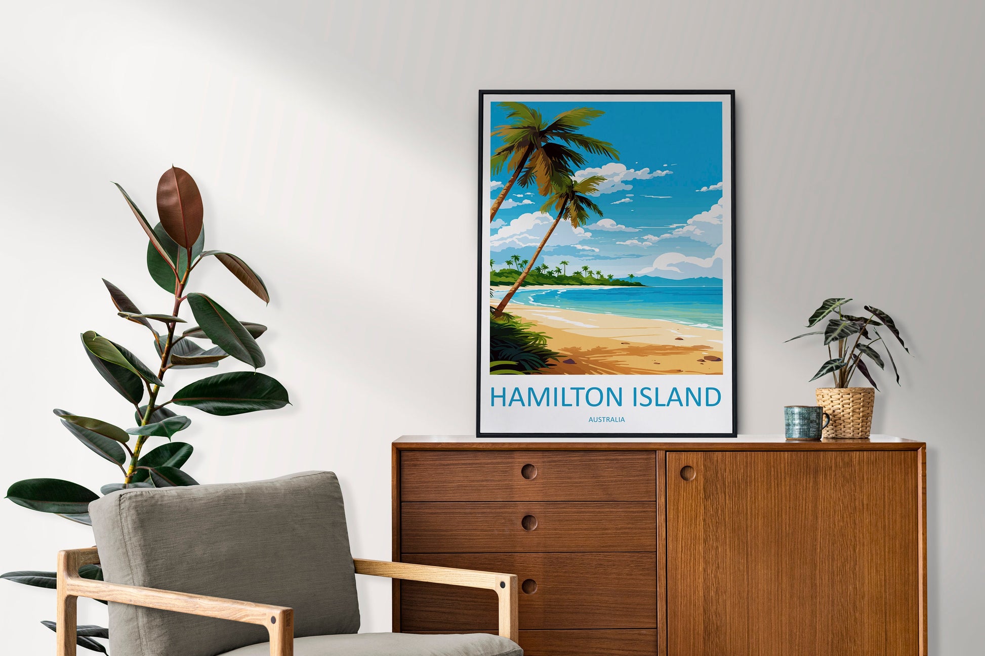 Hamilton Island Travel Print Wall Art Hamilton Island Wall Hanging Home Décor Hamilton Island Gift Art Lovers Wall Art Australia Poster Deco