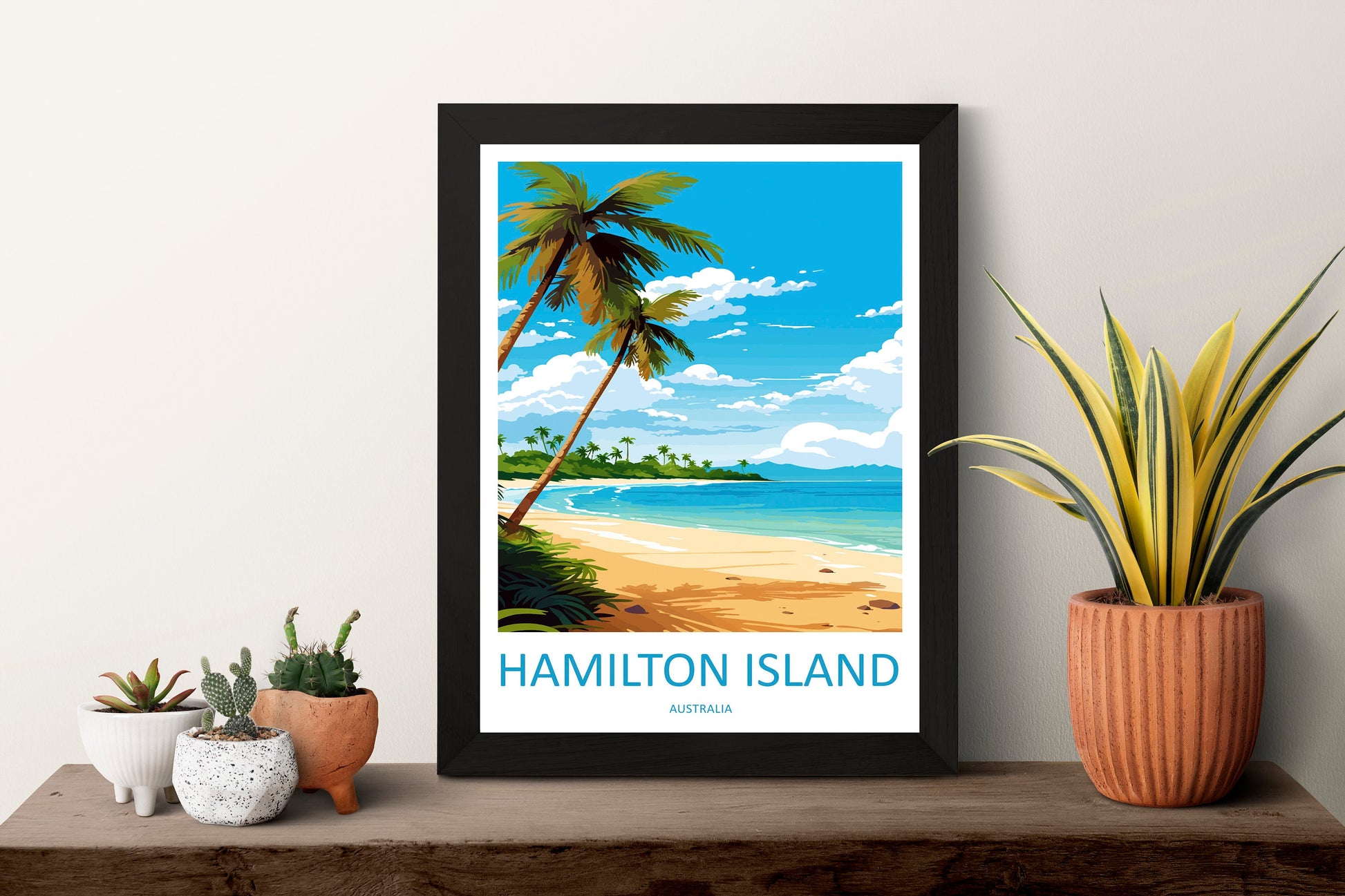 Hamilton Island Travel Print Wall Art Hamilton Island Wall Hanging Home Décor Hamilton Island Gift Art Lovers Wall Art Australia Poster Deco