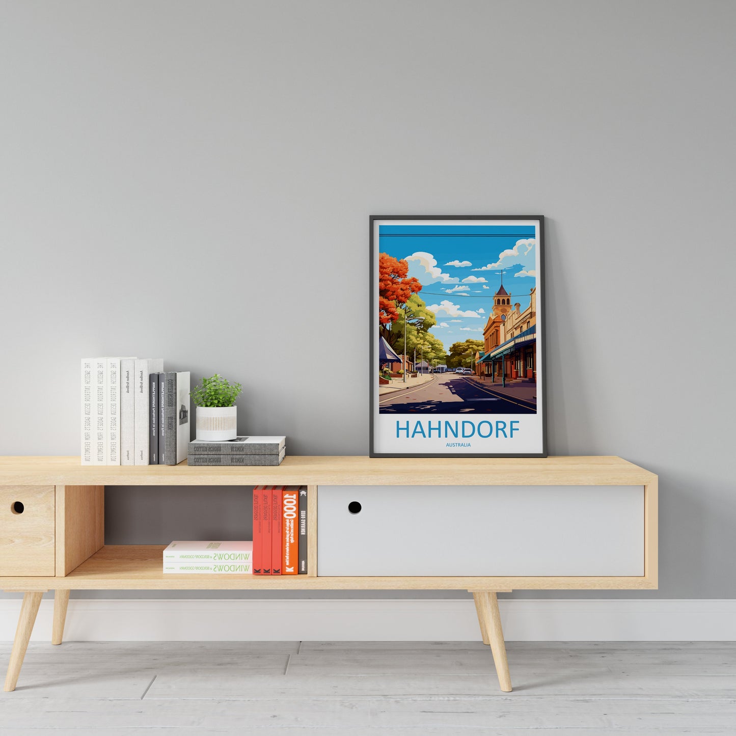 Hahndorf Travel Print Wall Art Hahndorf Wall Hanging Home Décor Hahndorf Gift Art Lovers Wall Art Australia Poster Deco Hahndorf Gift