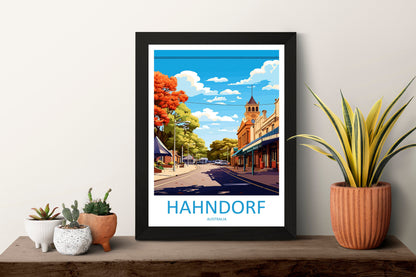 Hahndorf Travel Print Wall Art Hahndorf Wall Hanging Home Décor Hahndorf Gift Art Lovers Wall Art Australia Poster Deco Hahndorf Gift