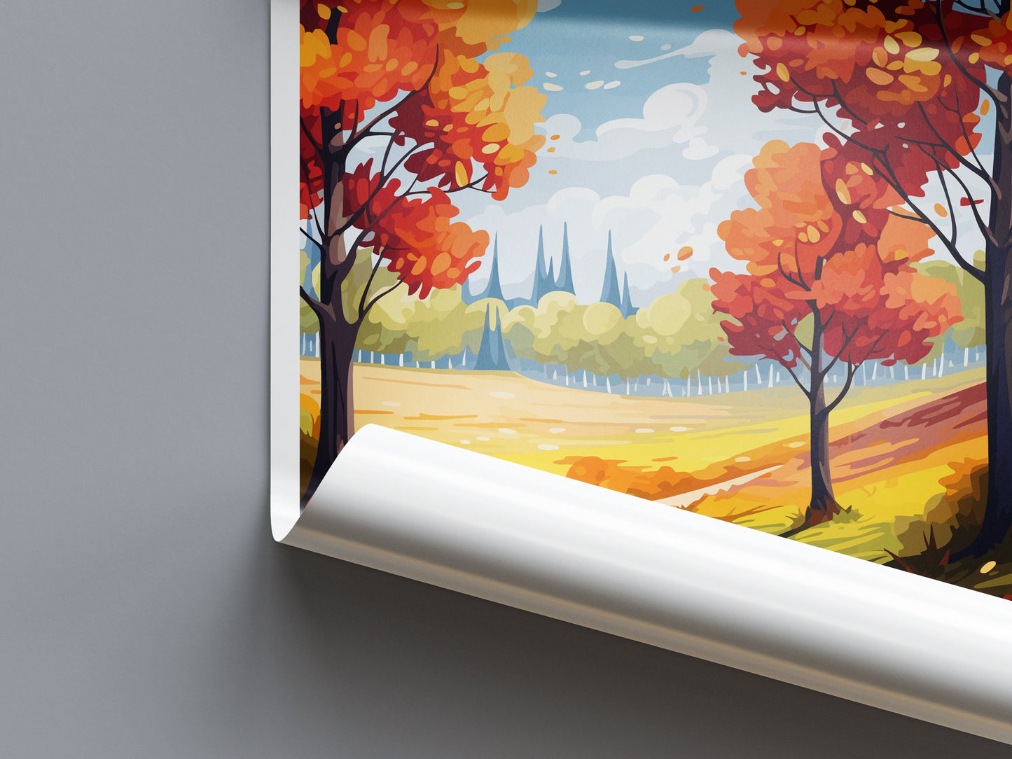 Adelaide Hills Travel Print Wall Art Adelaide Hills Wall Hanging Home Décor Adelaide Hills Gift Art Lovers Australia Art Lover Gift