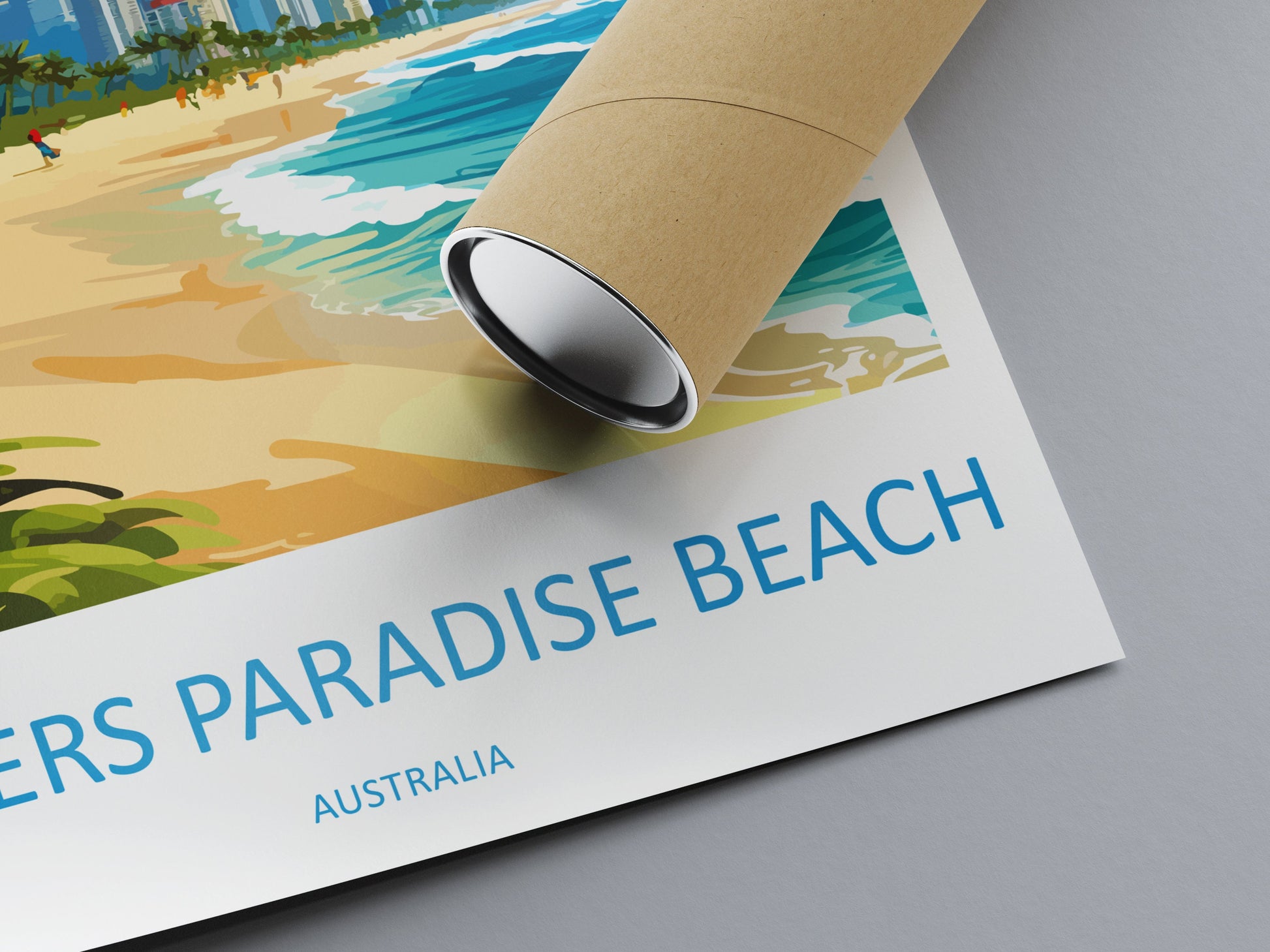 Surfers Paradise Beach Travel Print Wall Art Surfers Paradise Wall Hanging Home Décor Surfers Paradise Gift Art Lovers Australia Art Lover