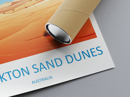 Stockton Sand Dunes Travel Print Wall Art Stockton Sand Dunes Wall Hanging Home Décor Stockton Sand Dunes Gift Art Lovers Australia Art
