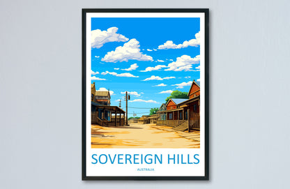 Sovereign Hills Travel Print Wall Art Sovereign Hills Wall Hanging Home Décor Sovereign Hills Gift Art Lovers Australia Art Lover Gift
