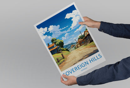 Sovereign Hills Travel Print Wall Art Sovereign Hills Wall Hanging Home Décor Sovereign Hills Gift Art Lovers Australia Art Lover Gift