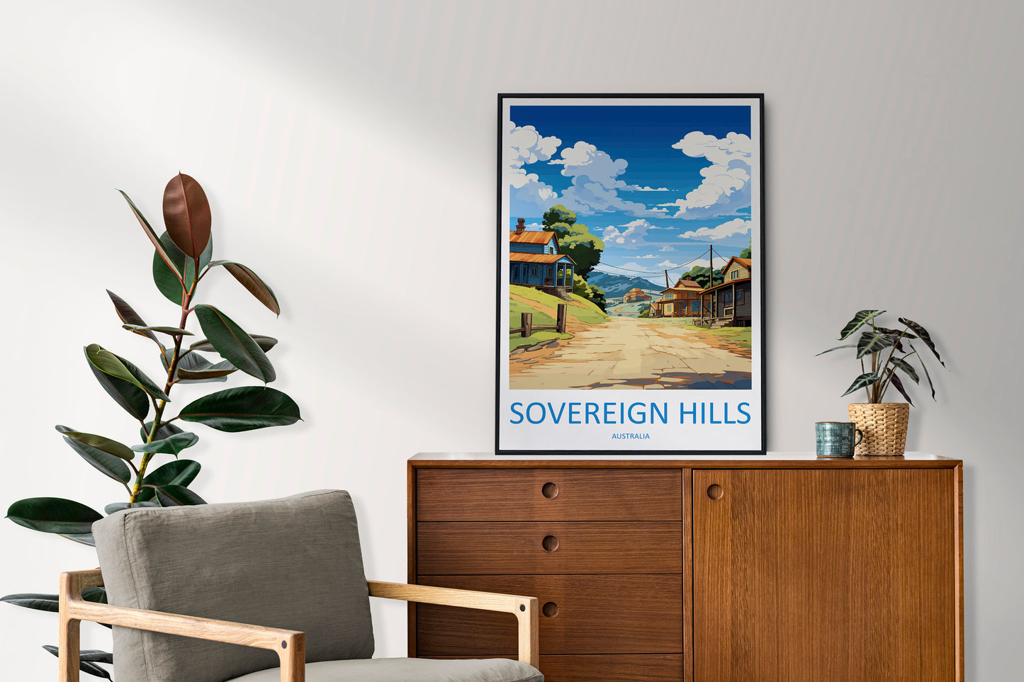 Sovereign Hills Travel Print Wall Art Sovereign Hills Wall Hanging Home Décor Sovereign Hills Gift Art Lovers Australia Art Lover Gift