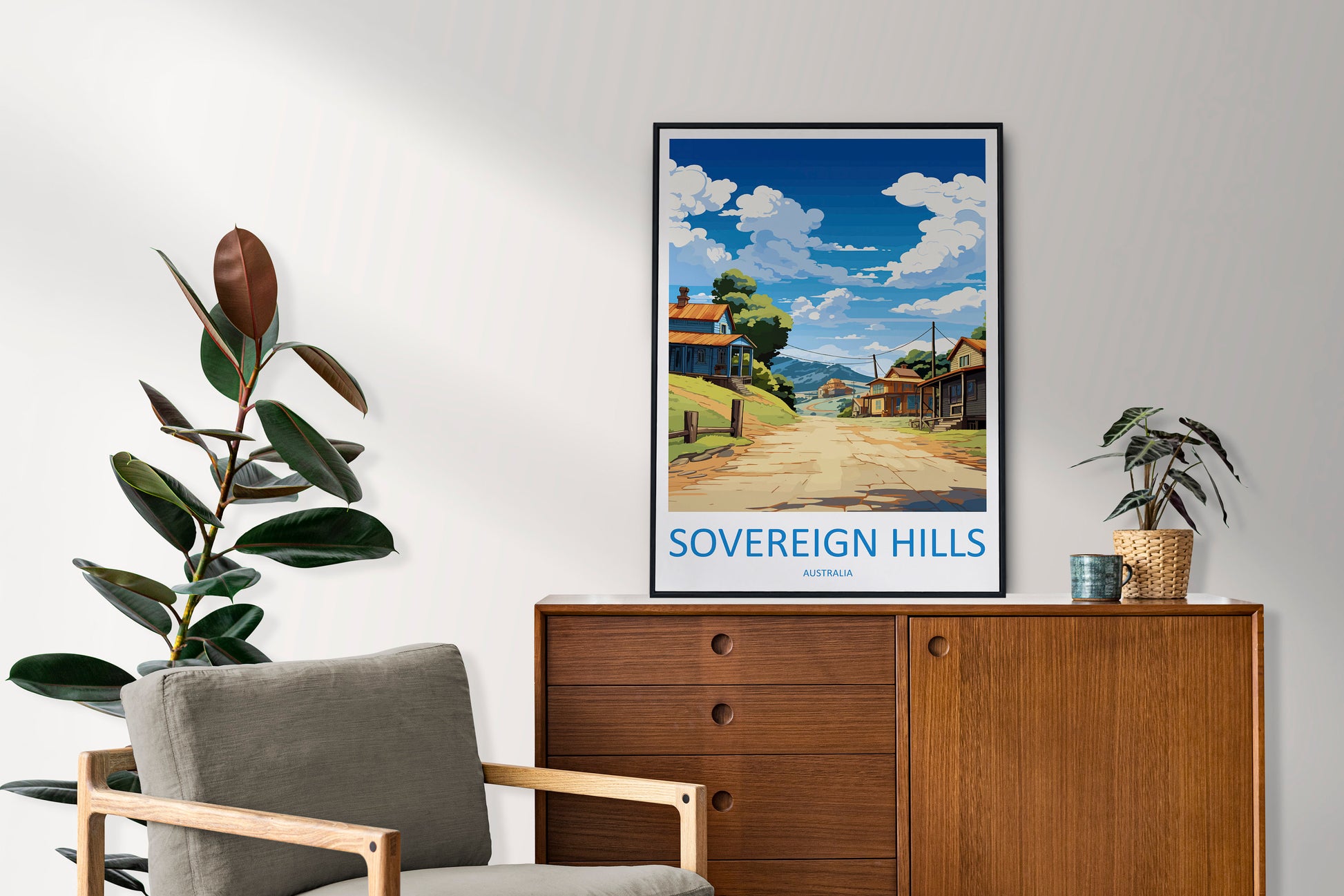 Sovereign Hills Travel Print Wall Art Sovereign Hills Wall Hanging Home Décor Sovereign Hills Gift Art Lovers Australia Art Lover Gift