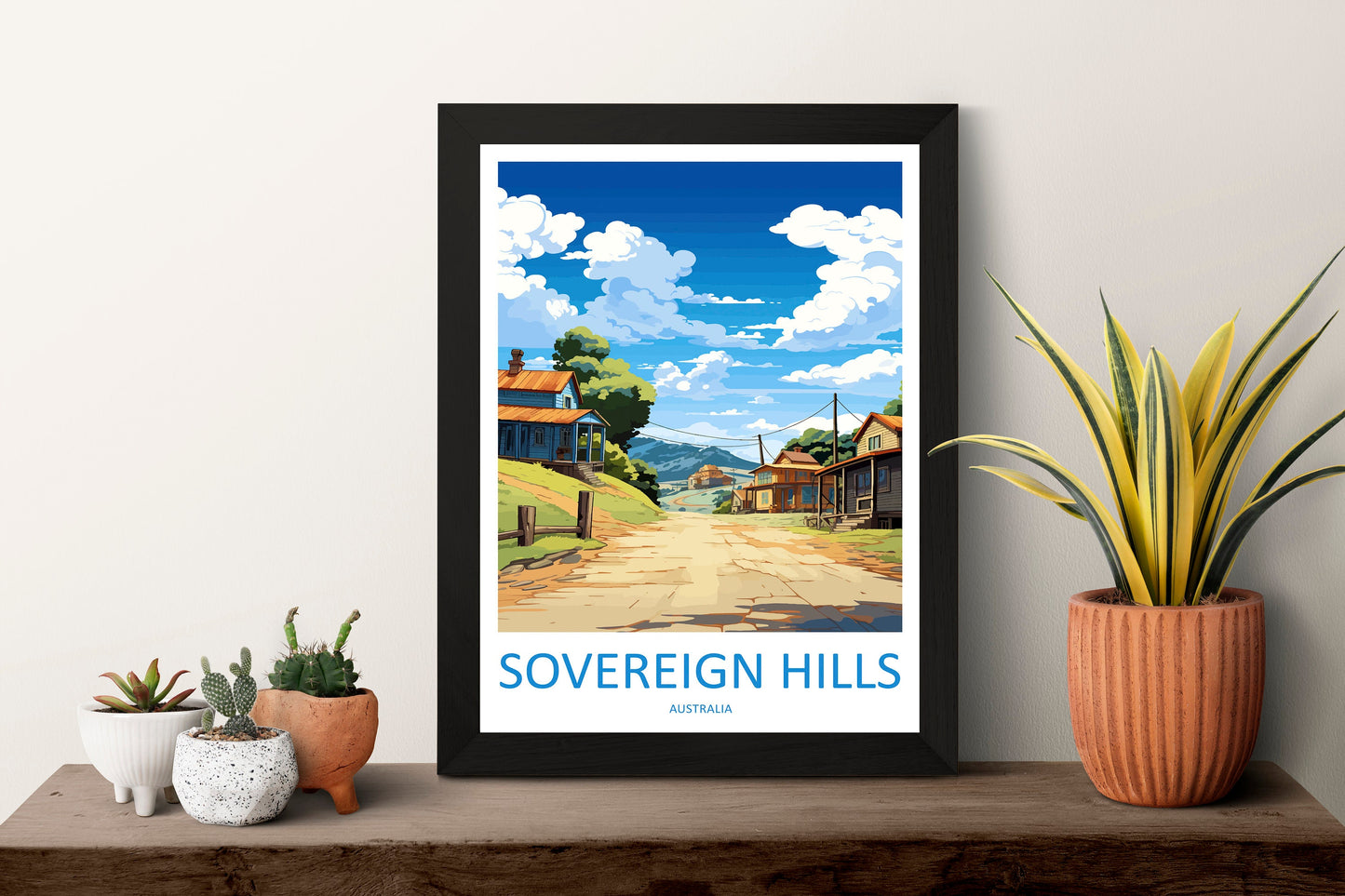 Sovereign Hills Travel Print Wall Art Sovereign Hills Wall Hanging Home Décor Sovereign Hills Gift Art Lovers Australia Art Lover Gift