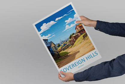 Sovereign Hills Travel Print Wall Art Sovereign Hills Wall Hanging Home Décor Sovereign Hills Gift Art Lovers Australia Art Lover Gift