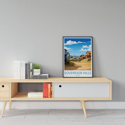 Sovereign Hills Travel Print Wall Art Sovereign Hills Wall Hanging Home Décor Sovereign Hills Gift Art Lovers Australia Art Lover Gift