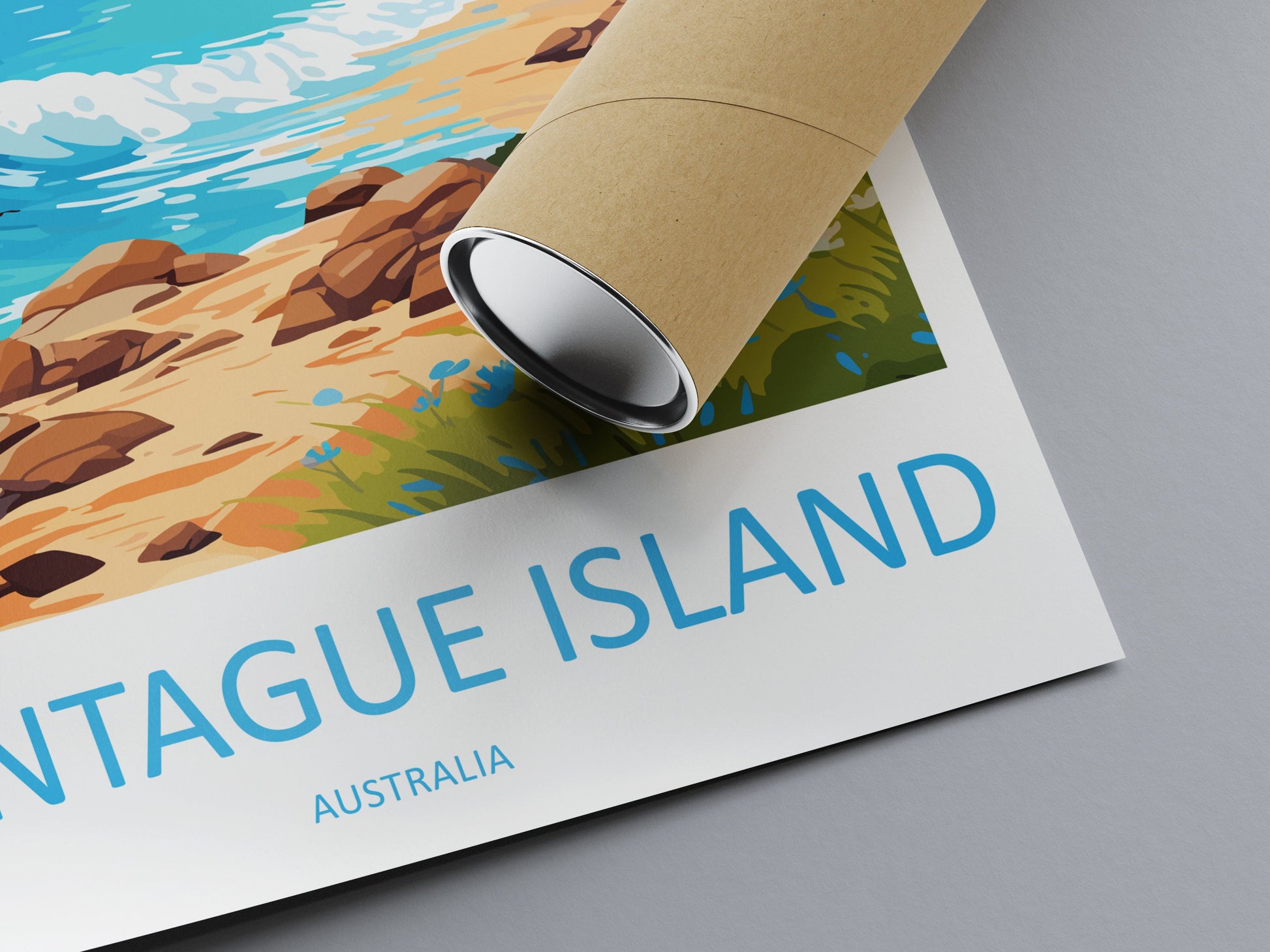 Montague Island Travel Print Wall Art Montague Island Wall Hanging Home Décor Montague Island Gift Art Lovers Australia Art Lover Gift