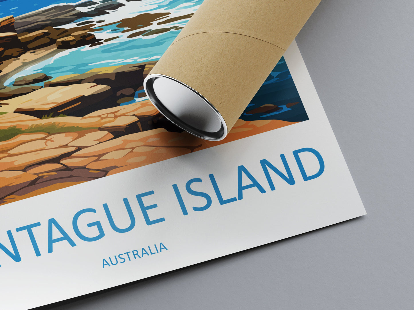 Montague Island Travel Print Wall Art Montague Island Wall Hanging Home Décor Montague Island Gift Art Lovers Australia Art Lover Gift