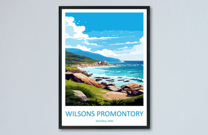 Wilsons Promontory National Park Travel Print Wall Art Wilsons Promontory Wall Hanging Home Décor Wilsons Promontory Gift Art Lovers Wall