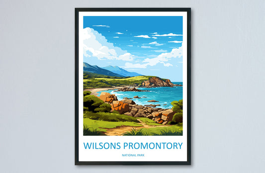 Wilsons Promontory National Park Travel Print Wall Art Wilsons Promontory Wall Hanging Home Décor Wilsons Promontory Gift Art Lovers Wall
