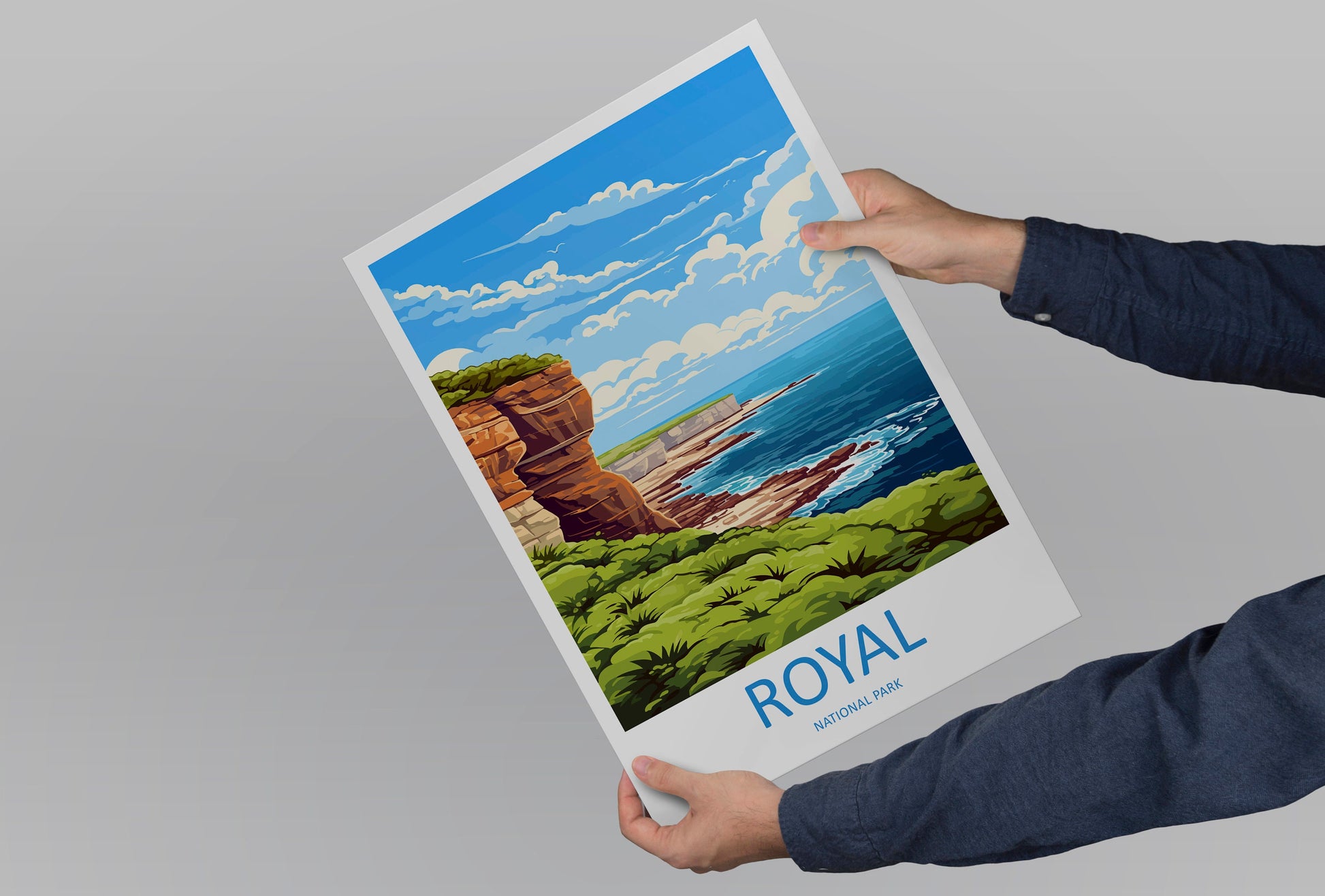 Royal National Park Travel Print Wall Art Royal National Park Wall Hanging Home Décor Royal National Park Gift Art Lovers Wall Art Australia