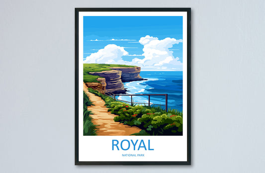 Royal National Park Travel Print Wall Art Royal National Park Wall Hanging Home Décor Royal National Park Gift Art Lovers Wall Art Australia