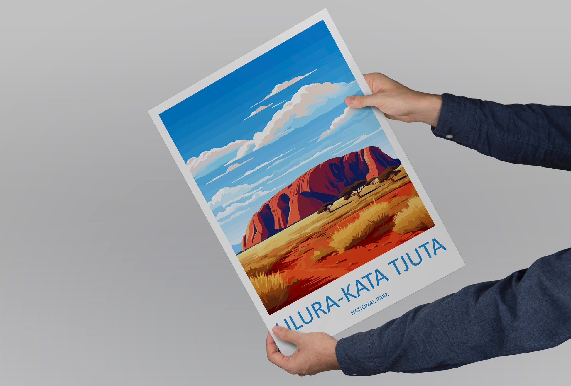 Uluru-kata Tjuta National Park Travel Print Wall Art Uluru-kata Tjuta Wall Hanging Home Décor Uluru-kata Tjuta Gift Art Lovers Art Australia
