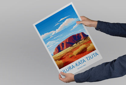 Uluru-kata Tjuta National Park Travel Print Wall Art Uluru-kata Tjuta Wall Hanging Home Décor Uluru-kata Tjuta Gift Art Lovers Art Australia