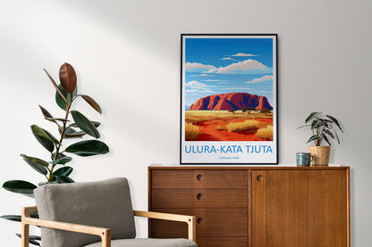 Uluru-kata Tjuta National Park Travel Print Wall Art Uluru-kata Tjuta Wall Hanging Home Décor Uluru-kata Tjuta Gift Art Lovers Art Australia
