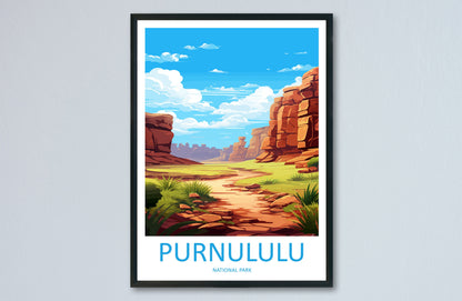 Purnululu National Park Travel Print Wall Purnululu Wall Hanging Home Décor Purnululu Gift Art Lovers Art Australia Wall Art Poster