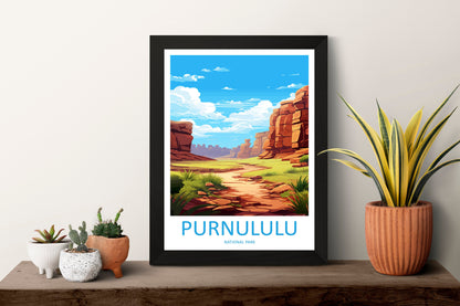 Purnululu National Park Travel Print Wall Purnululu Wall Hanging Home Décor Purnululu Gift Art Lovers Art Australia Wall Art Poster