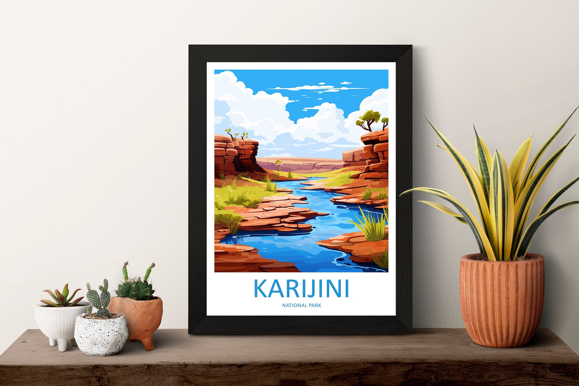 Karijini National Park Travel Print Wall Karijini National Park Wall Hanging Home Décor Karijini Gift Art Lovers Art Australia Art