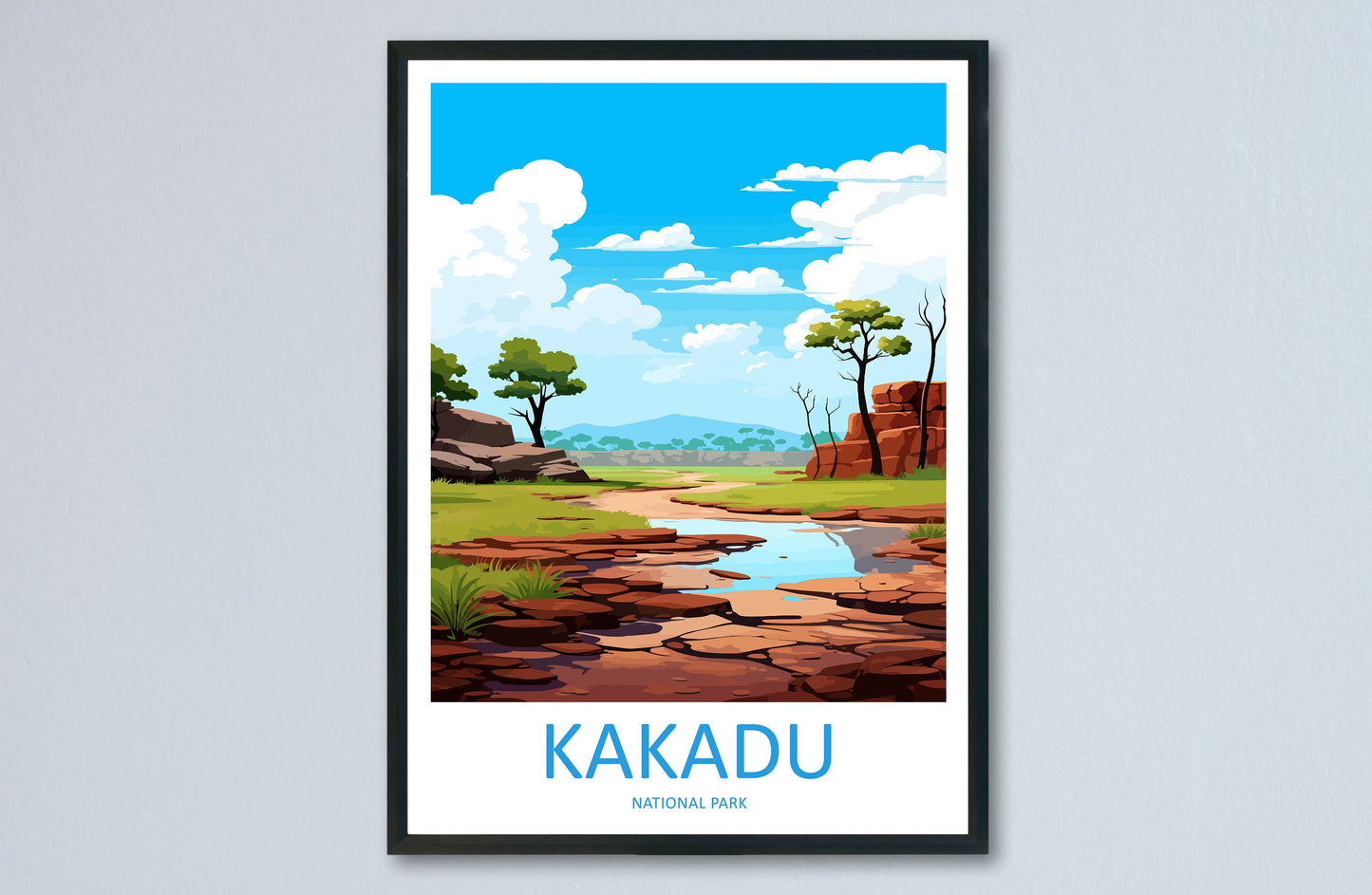 Kakadu National Park Travel Print Wall Kakadu National Park Wall Hanging Home Décor Kakadu Gift Art Lovers Art Australia Art