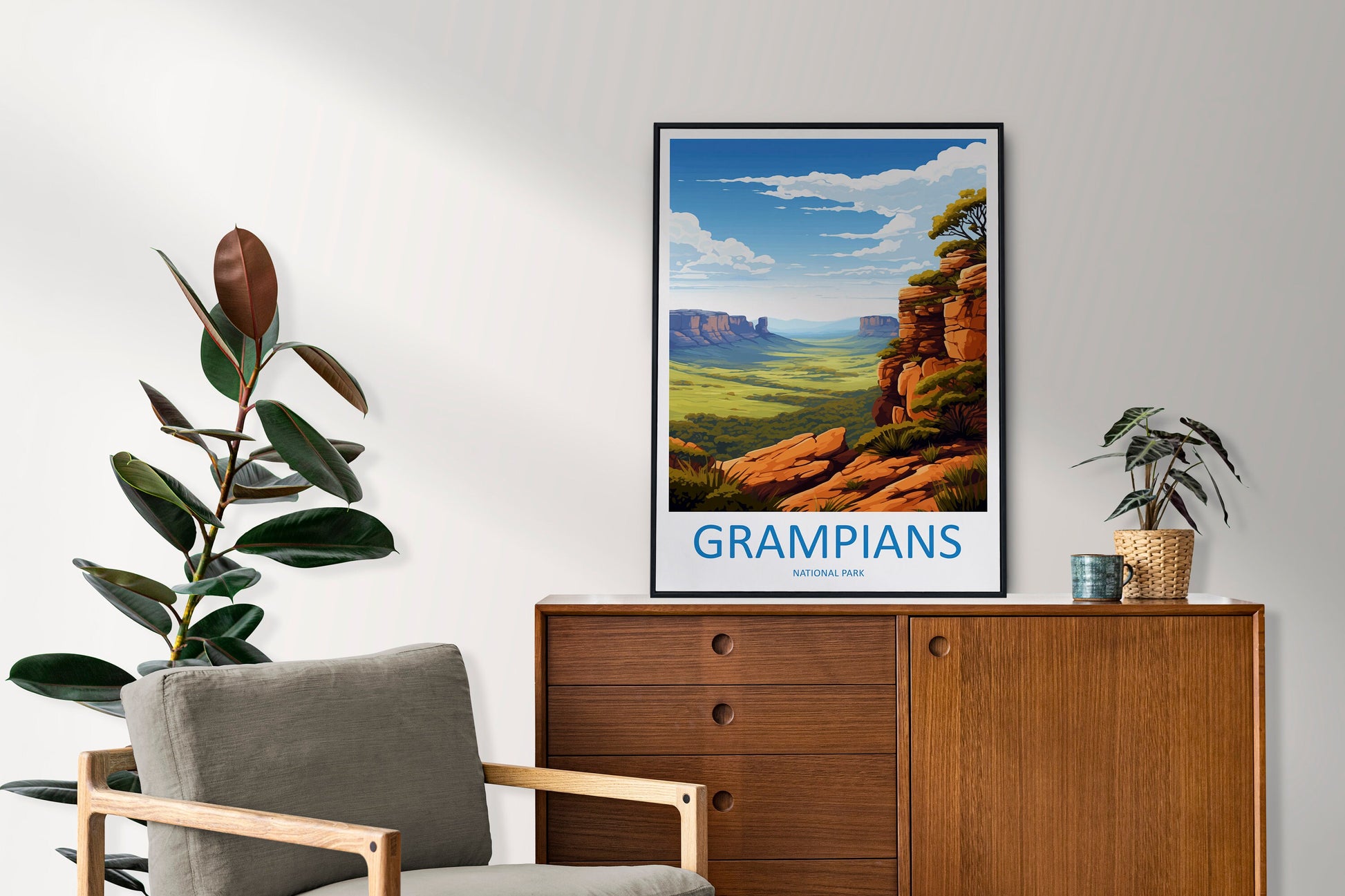 Grampians National Park Travel Print Wall Grampians National Park Wall Hanging Home Décor Grampians Gift Art Lovers Art Australia Art