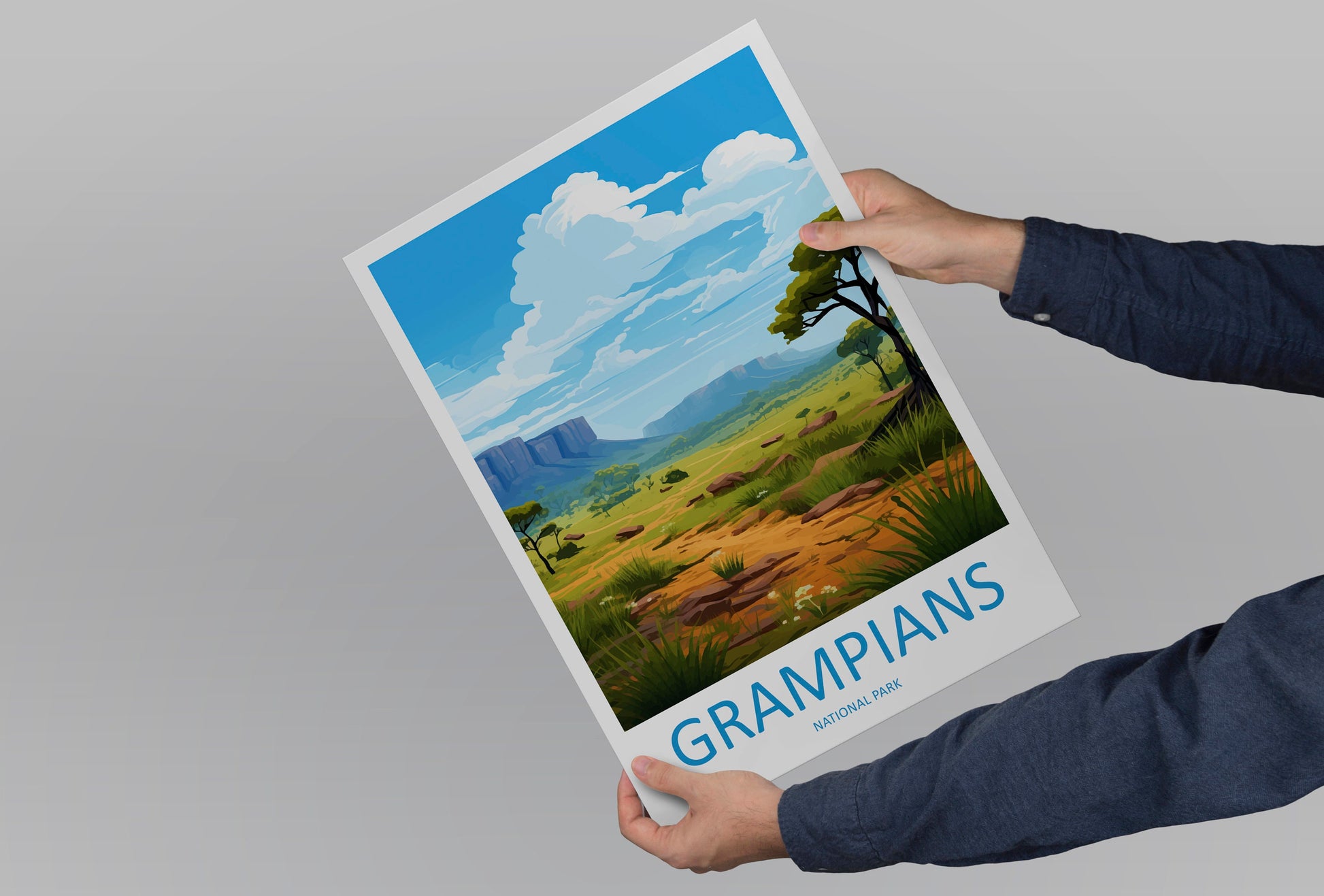 Grampians National Park Travel Print Wall Grampians National Park Wall Hanging Home Décor Grampians Gift Art Lovers Art Australia Art