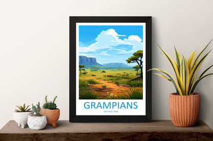 Grampians National Park Travel Print Wall Grampians National Park Wall Hanging Home Décor Grampians Gift Art Lovers Art Australia Art