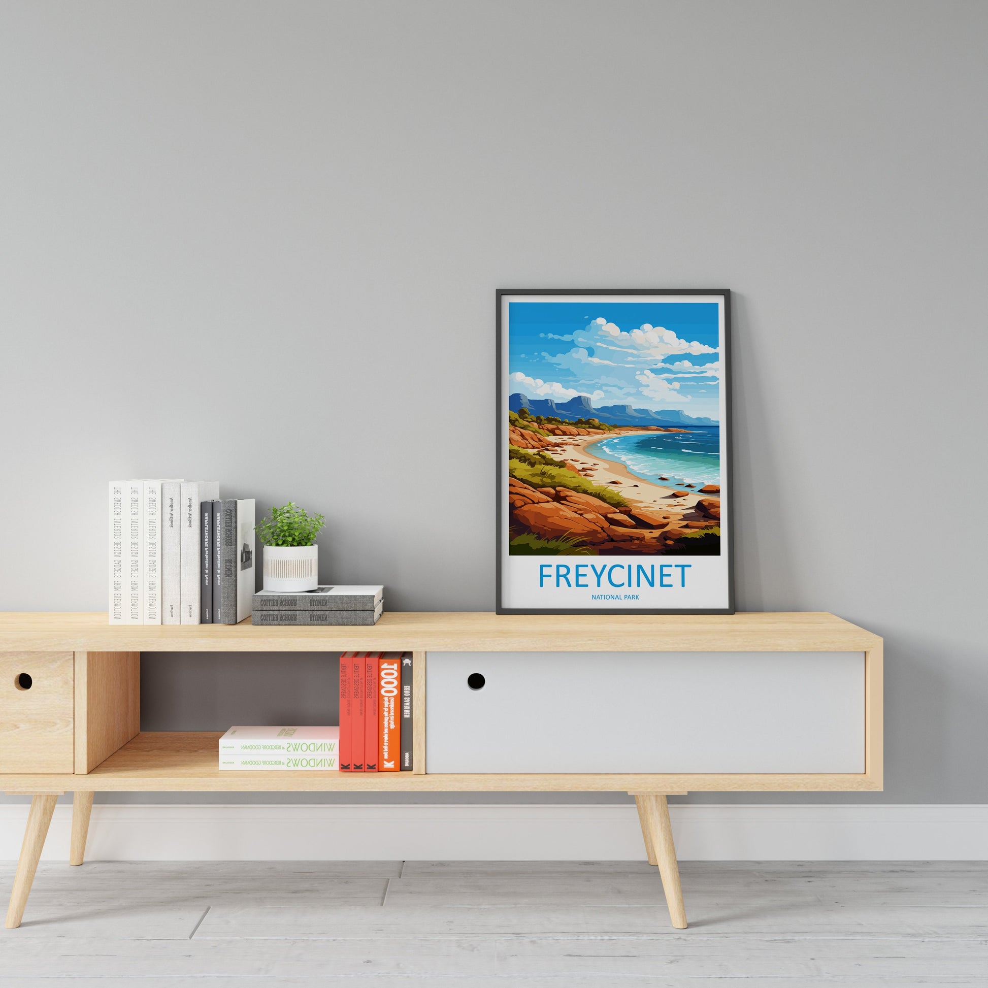 Freycinet National Park Travel Print Wall Freycinet National Park Wall Hanging Home Décor Freycinet Gift Art Lovers Art Australia Art