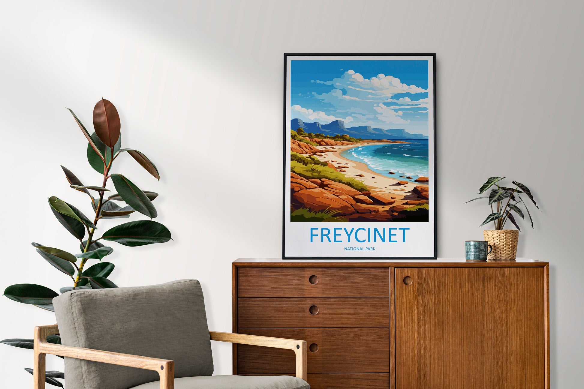Freycinet National Park Travel Print Wall Freycinet National Park Wall Hanging Home Décor Freycinet Gift Art Lovers Art Australia Art