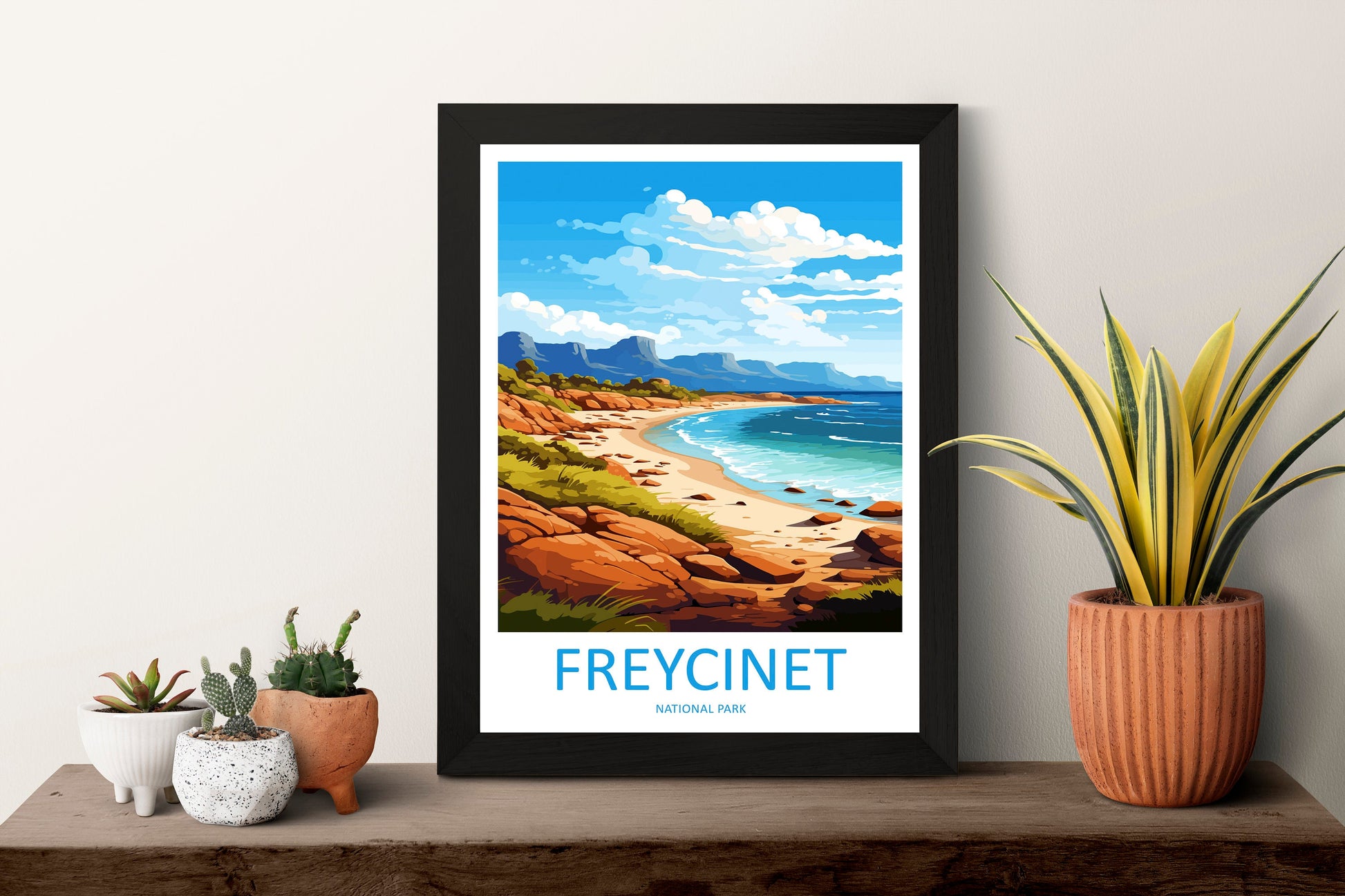 Freycinet National Park Travel Print Wall Freycinet National Park Wall Hanging Home Décor Freycinet Gift Art Lovers Art Australia Art