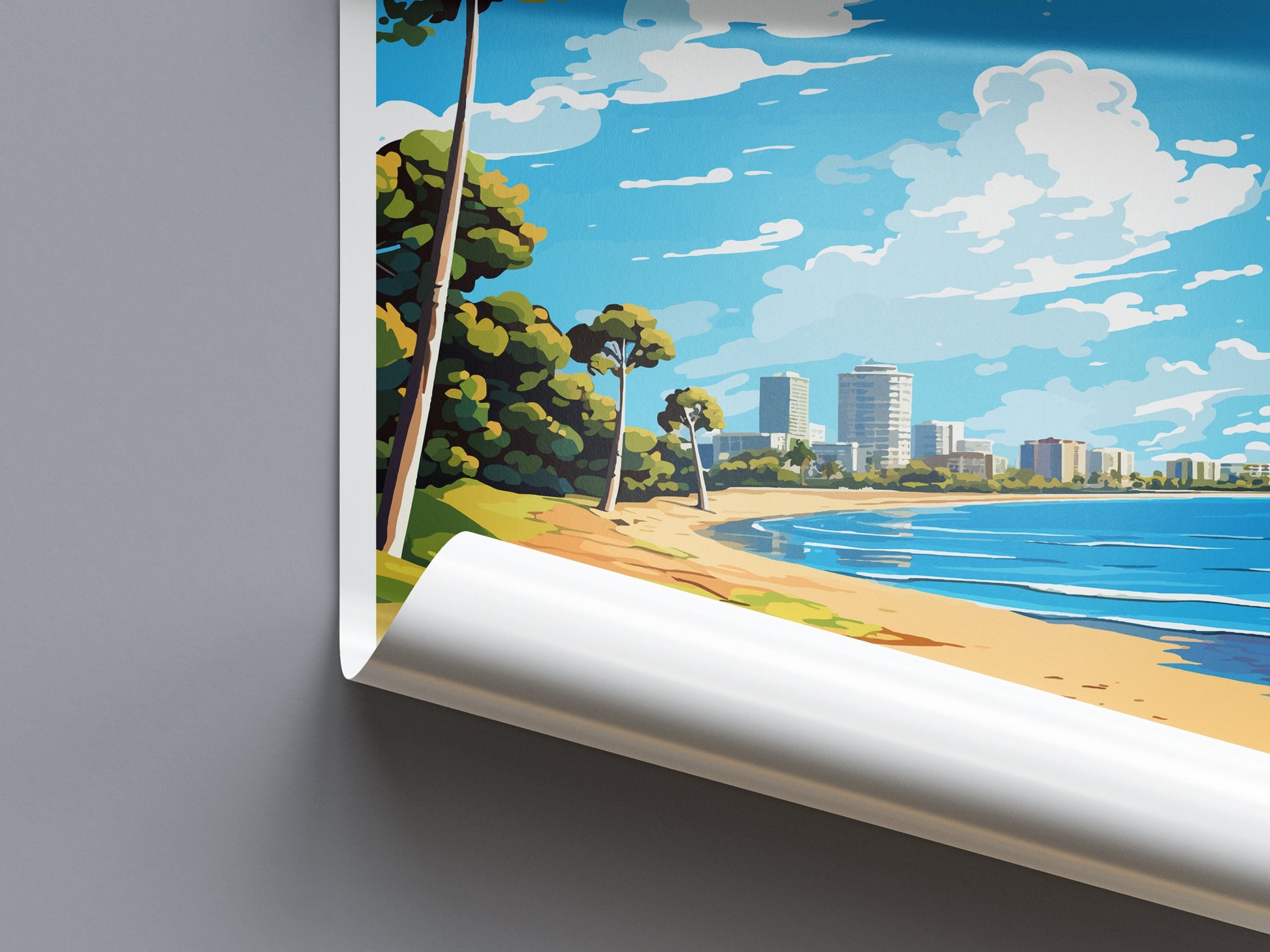 Darwin Travel Print Wall Art Darwin Wall Hanging Home Décor Darwin Gift Art Lovers Wall Art Australia Poster Deco Darwin Gift
