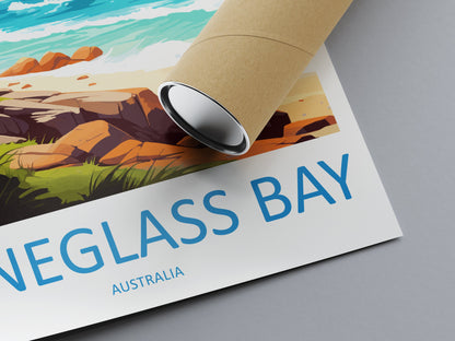 Wineglass Bay Travel Print Wall Art Wineglass Bay Wall Hanging Home Décor Wineglass Bay Gift Art Lovers Wall Art Australia Poster Deco Gift