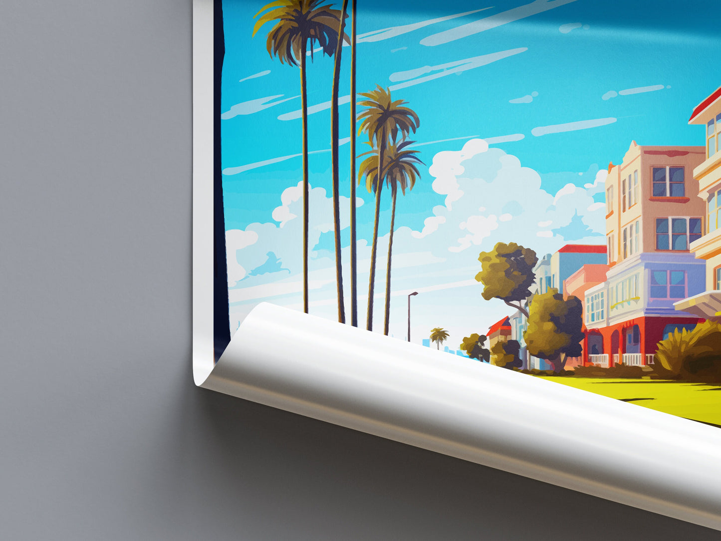 St Kilda Beach Travel Print Wall Art St Kilda Beach Wall Hanging Home Décor St Kilda Beach Gift Art Lovers Wall Art Australia Poster Deco
