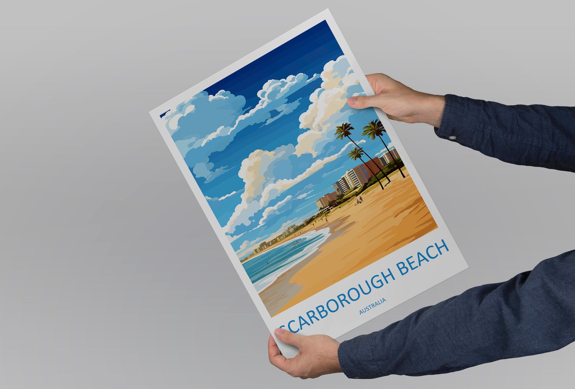Scarborough Beach Travel Print Wall Art Scarborough Beach Wall Hanging Home Décor Scarborough Beach Gift Art Lovers Wall Art Australia