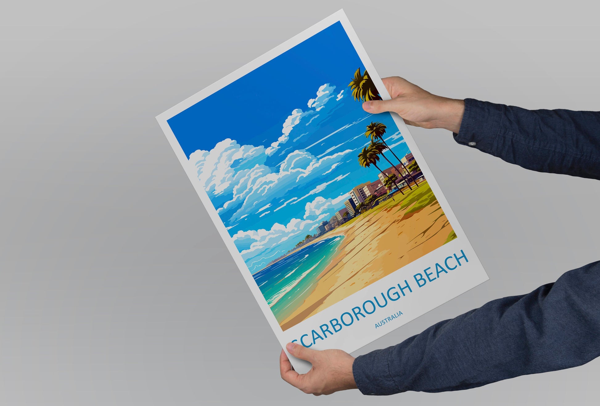 Scarborough Beach Travel Print Wall Art Scarborough Beach Wall Hanging Home Décor Scarborough Beach Gift Art Lovers Wall Art Australia