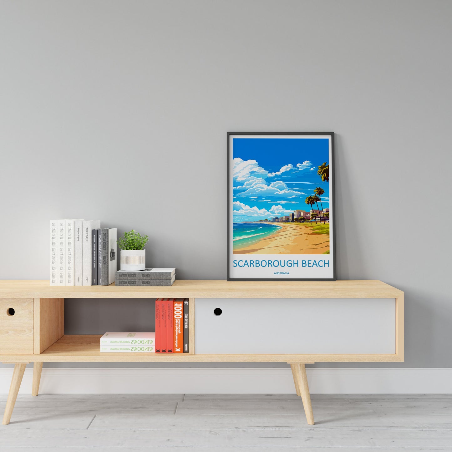 Scarborough Beach Travel Print Wall Art Scarborough Beach Wall Hanging Home Décor Scarborough Beach Gift Art Lovers Wall Art Australia