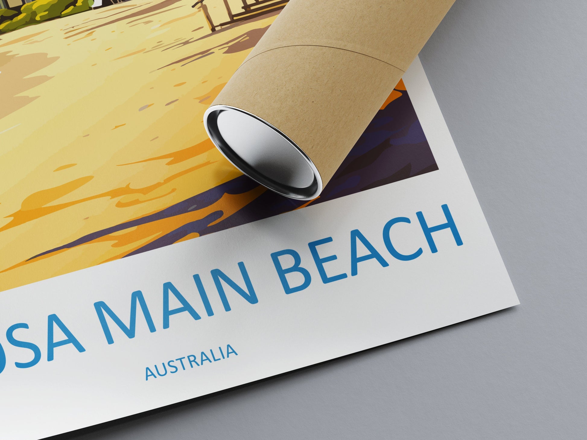 Noosa Main Beach Travel Print Wall Art Noosa Main Beach Wall Hanging Home Décor Noosa Main Beach Gift Art Lovers Wall Art Australia Poster