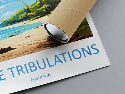 Cape Tribulation Travel Print Wall Art Cape Tribulation Wall Hanging Home Décor Cape Tribulation Gift Art Lovers Wall Art Australia Poster