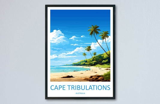 Cape Tribulation Travel Print Wall Art Cape Tribulation Wall Hanging Home Décor Cape Tribulation Gift Art Lovers Wall Art Australia Poster