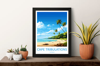 Cape Tribulation Travel Print Wall Art Cape Tribulation Wall Hanging Home Décor Cape Tribulation Gift Art Lovers Wall Art Australia Poster