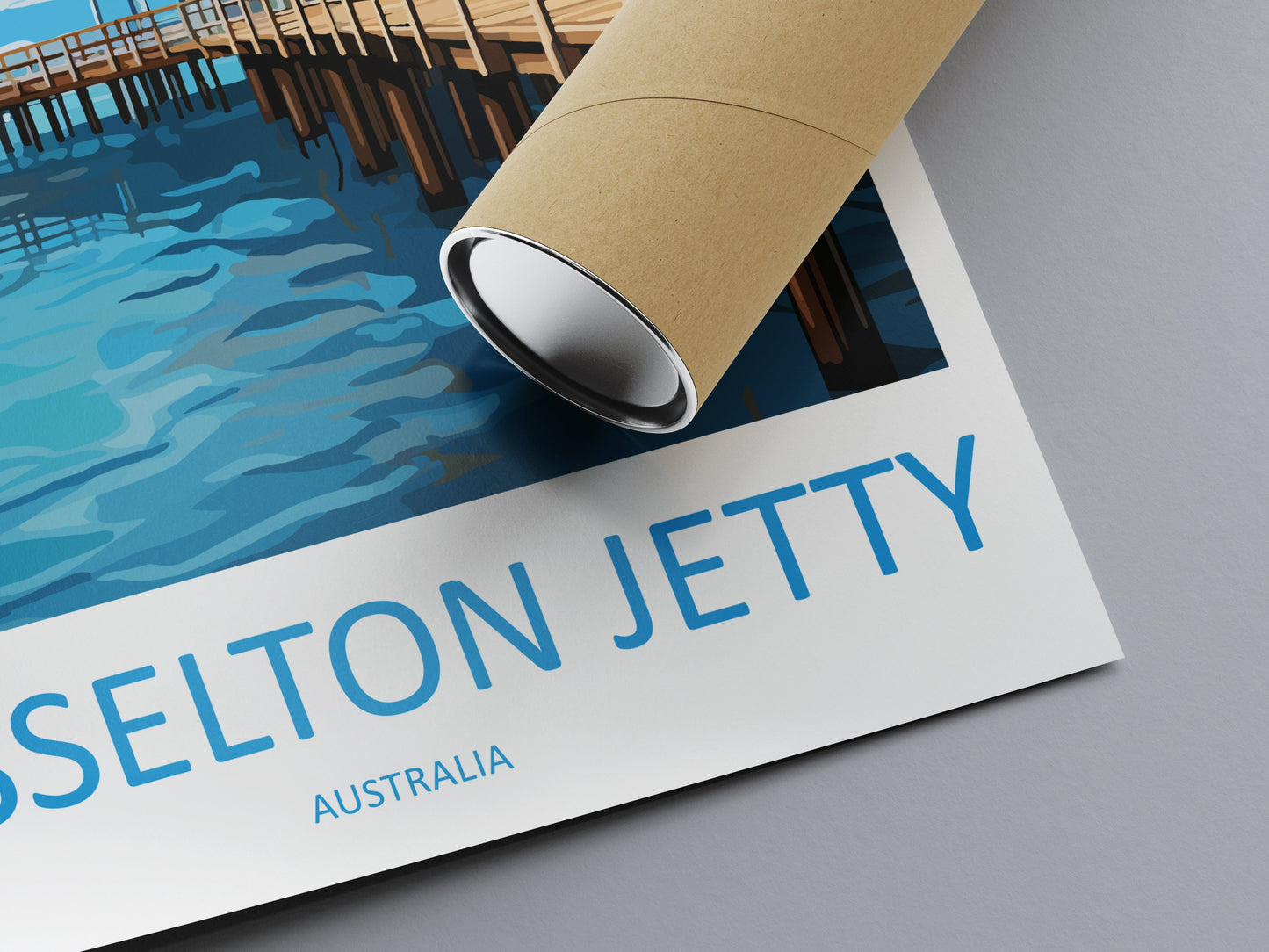 Busselton Jetty Travel Print Wall Art Busselton Jetty Wall Hanging Home Décor Busselton Jetty Gift Art Lovers Wall Art Australia Poster Art