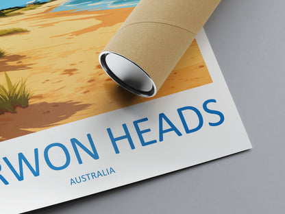 Barwon Heads Travel Print Wall Art Barwon Heads Wall Hanging Home Décor Barwon Heads Gift Art Lovers Wall Art Australia Poster Art