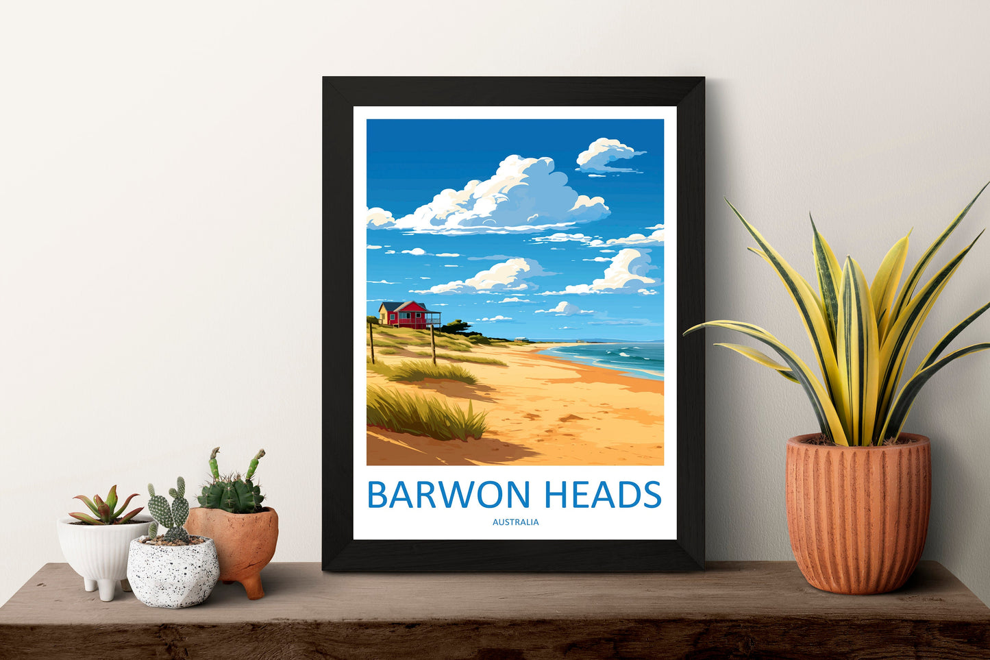 Barwon Heads Travel Print Wall Art Barwon Heads Wall Hanging Home Décor Barwon Heads Gift Art Lovers Wall Art Australia Poster Art