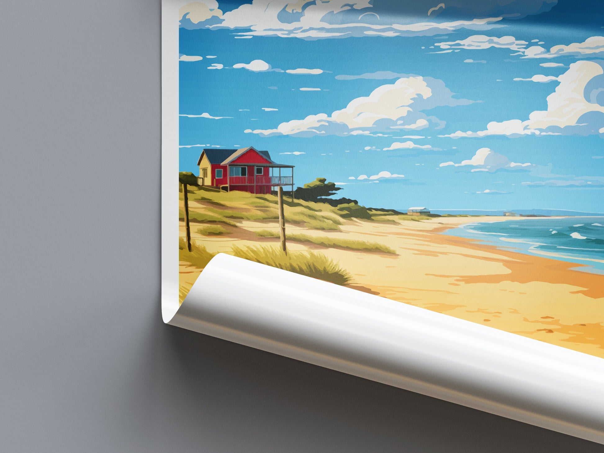 Barwon Heads Travel Print Wall Art Barwon Heads Wall Hanging Home Décor Barwon Heads Gift Art Lovers Wall Art Australia Poster Art