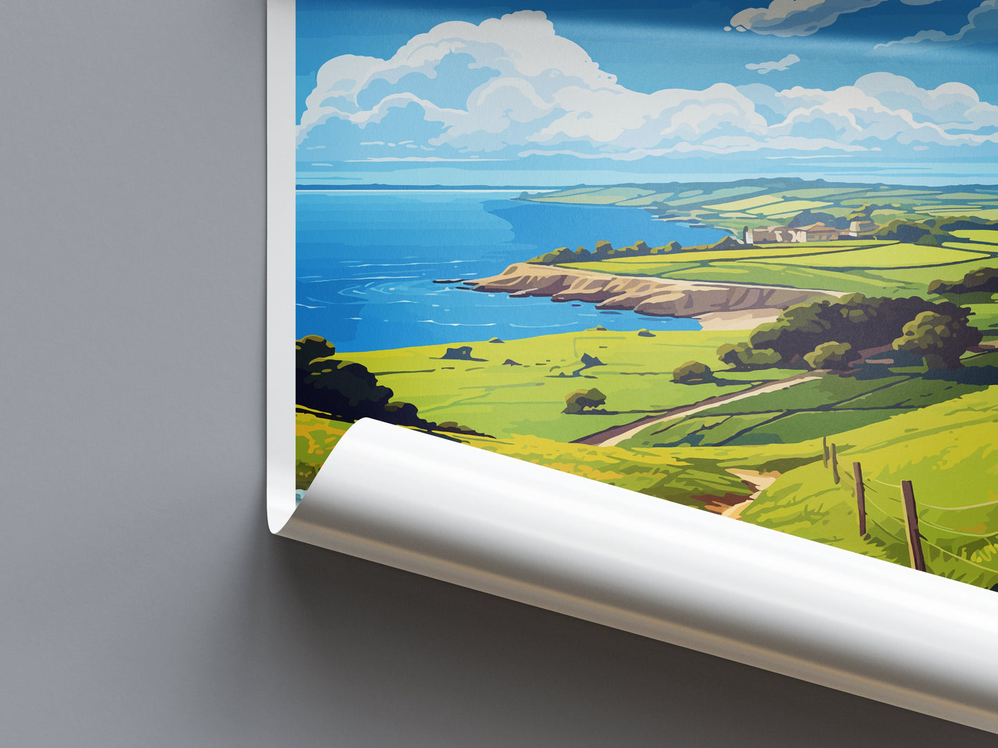 Fleurieu Peninsula Travel Print Wall Art Fleurieu Peninsula Wall Hanging Home Décor Fleurieu Peninsula Gift Art Lovers Wall Art Australia